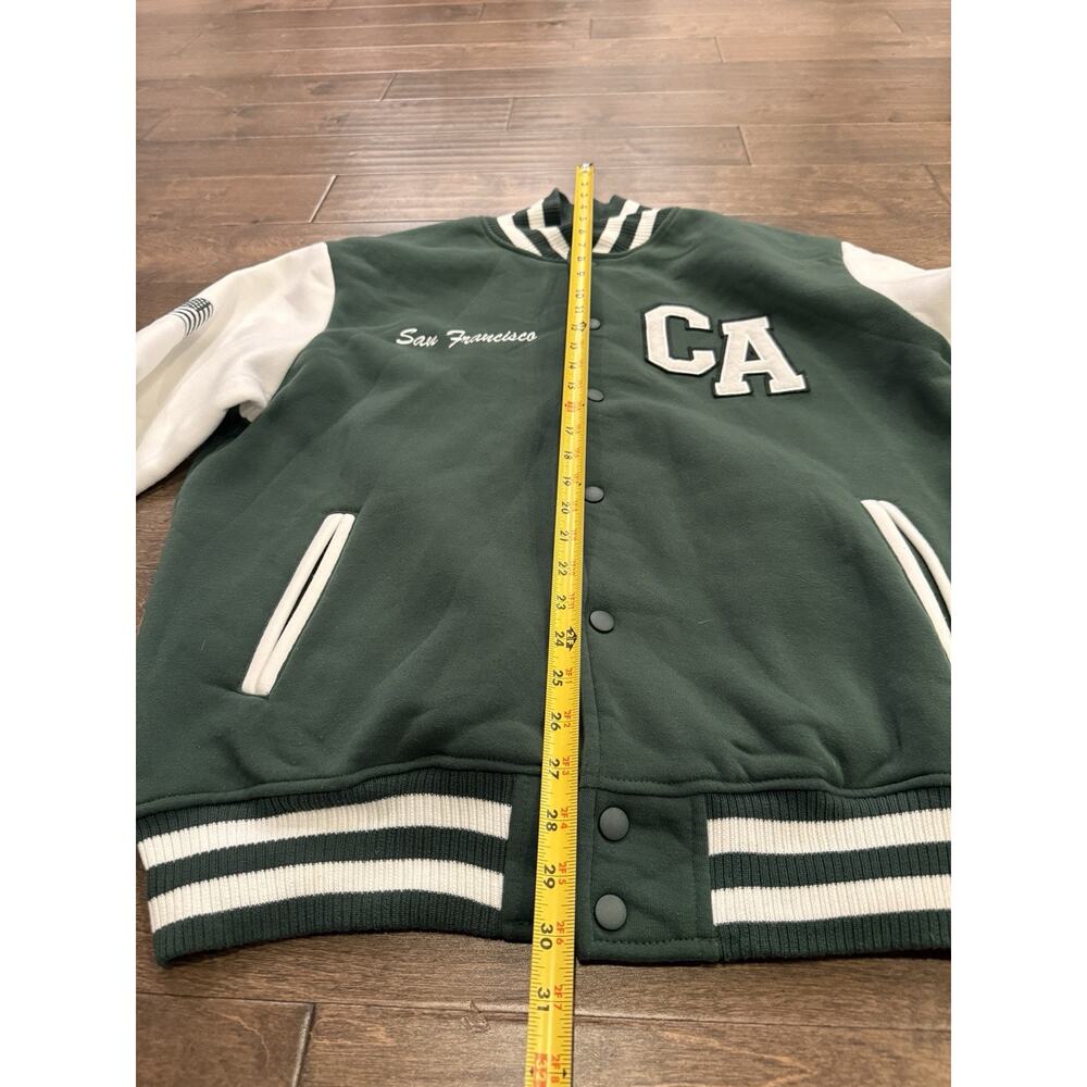 SF CityWear Unisex Snap San Francisco California Republic Varsity Jacket XL - Picture 9 of 11